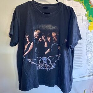 Aerosmith Black Graphic T-Shirt